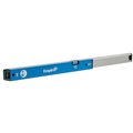 Empire Level True Blue eXT Series Extendable Box Level, 48 in L, 2Vial, Aluminum, Blue EXT78